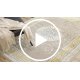 Tapis BLISS Z160AZ147 beige foncé / doré - Cadre, grec, exclusif, structurel